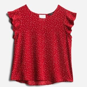 Papermoon Kiera keyhole back blouse